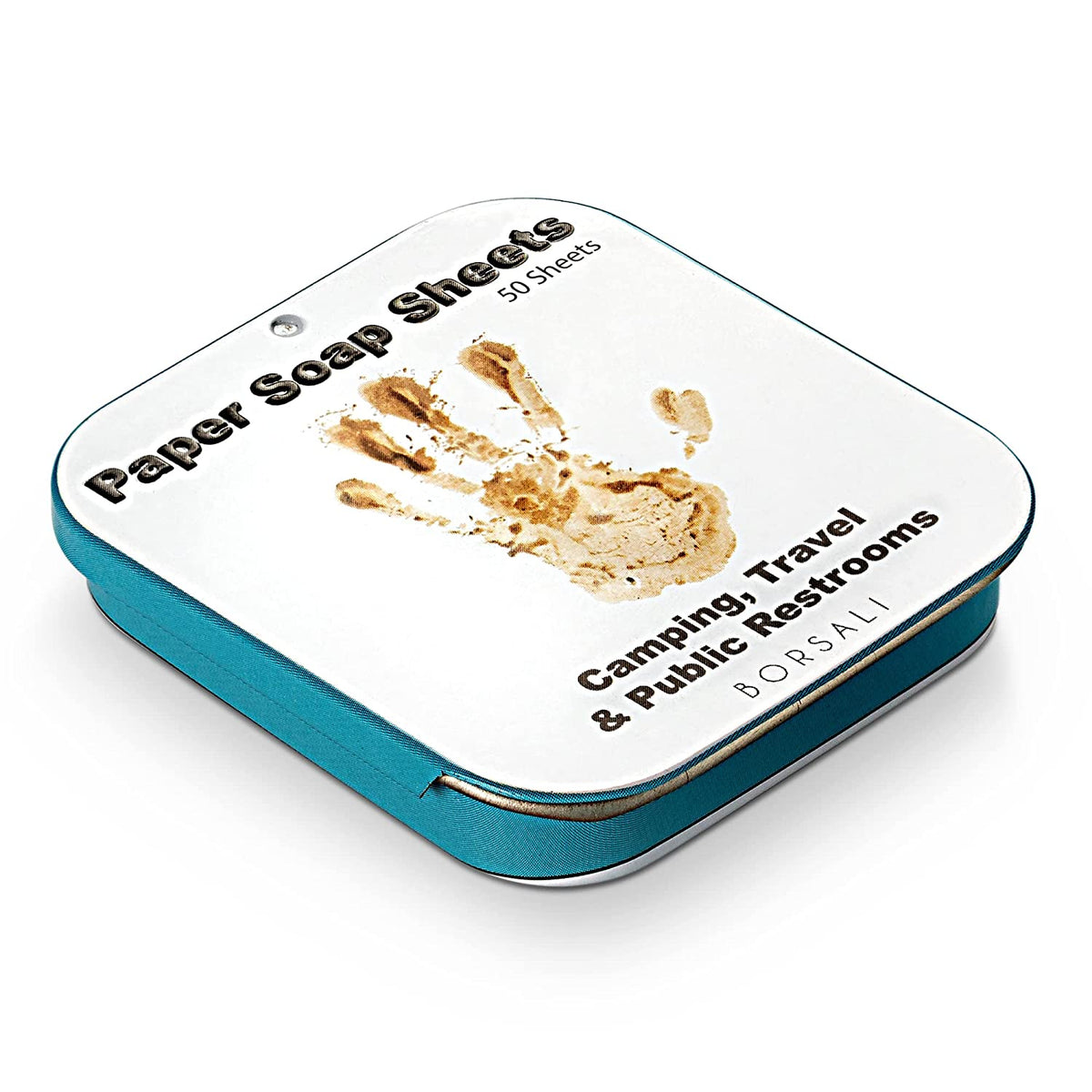 Paper Soap Sheets - 50 Count in Tin | Borsali