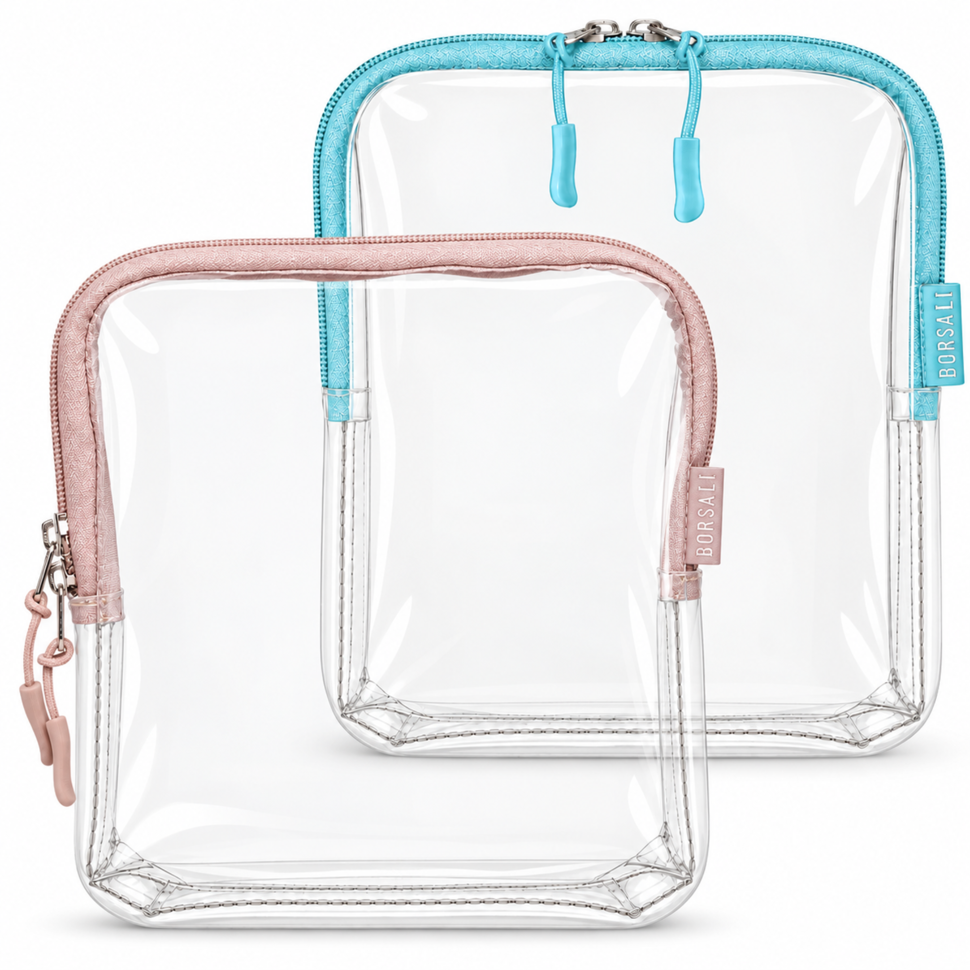 Clear TSA-Approved Quart Size Travel Bag | borsali.com