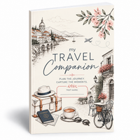Travel Journal and Planner with Coloring Pages