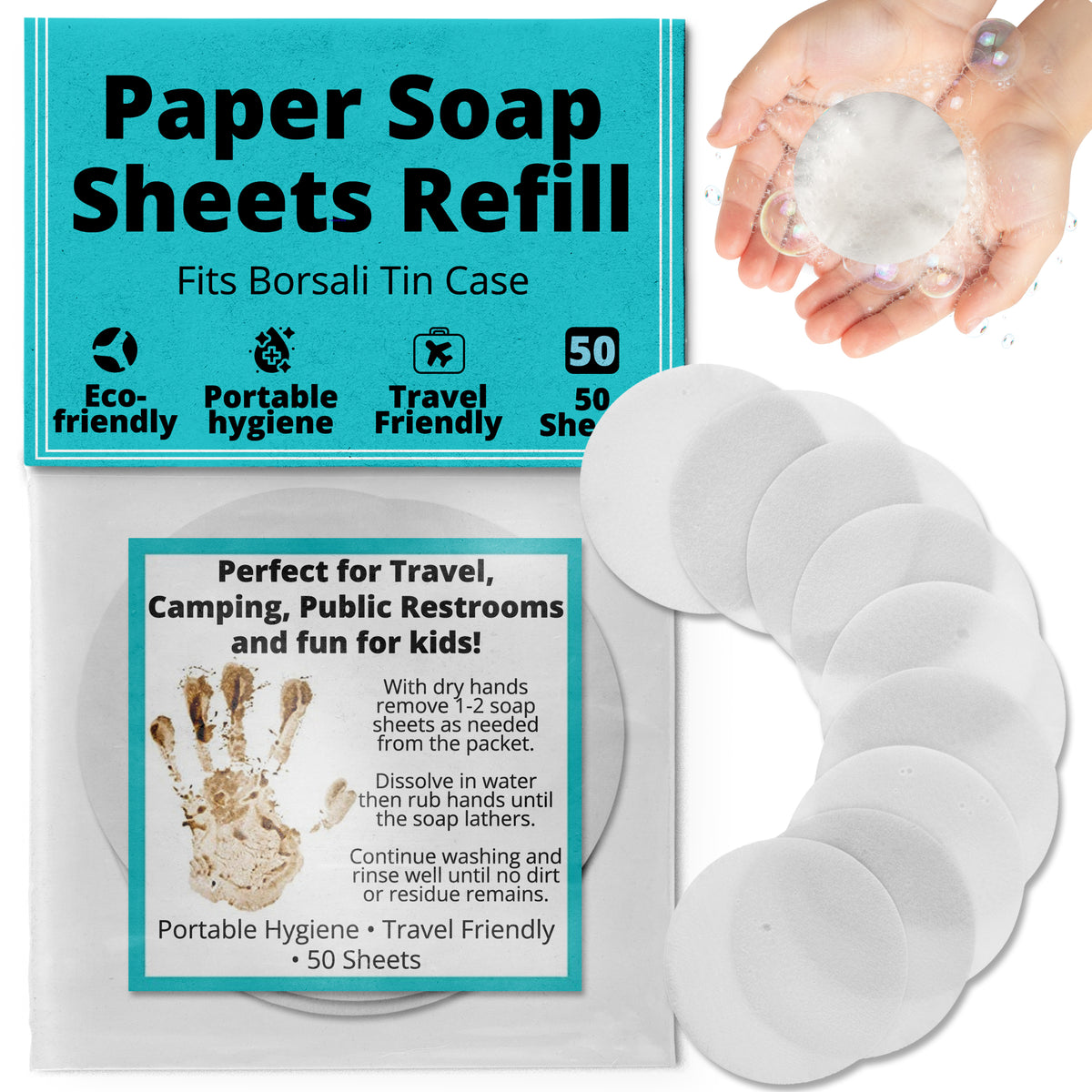 paper soap sheets refill | Borsali