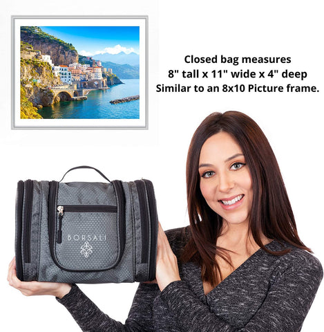 Travel Hanging Toiletry Bag for Women, Extra Large Makeup Bag